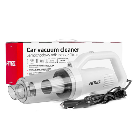 Aspirator auto 12V 60W HEPA 5kPa AMIO-03691