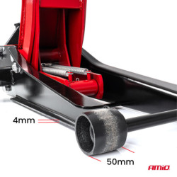 Cric hidraulic cu profil redus 3T CE 75/510mm AMiO-04215