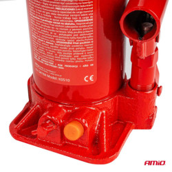 Cric hidraulic cu piston 10T în cutie PVC AMIO-04184