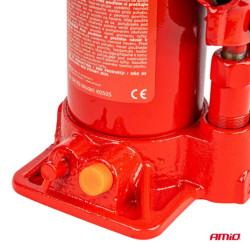 Cric hidraulic cu piston 5T în cutie PVC AMIO-04183
