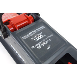 Cric hidraulic joasă înălțime 2T CE AMIO-02500