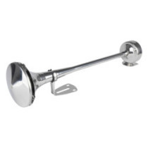 Semnalizare sonoră claxon crom 520 mm 12V 24V HighTone AMIO-04077
