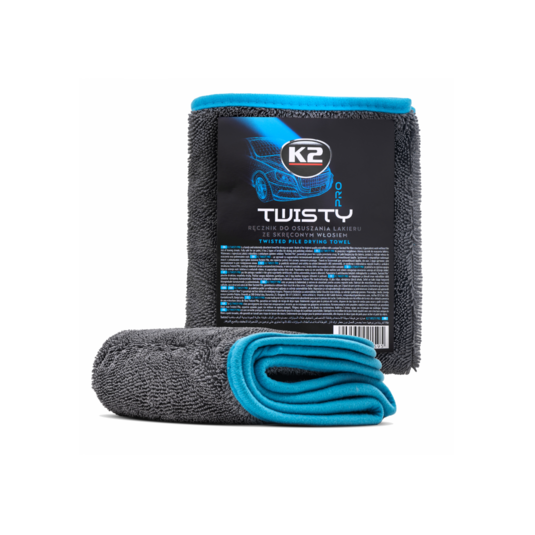 K2 TWISTY PRO - microfibră cu două fețe pentru uscare și lustruire auto
