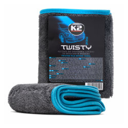 K2 TWISTY PRO - microfibră cu două fețe pentru uscare și lustruire auto