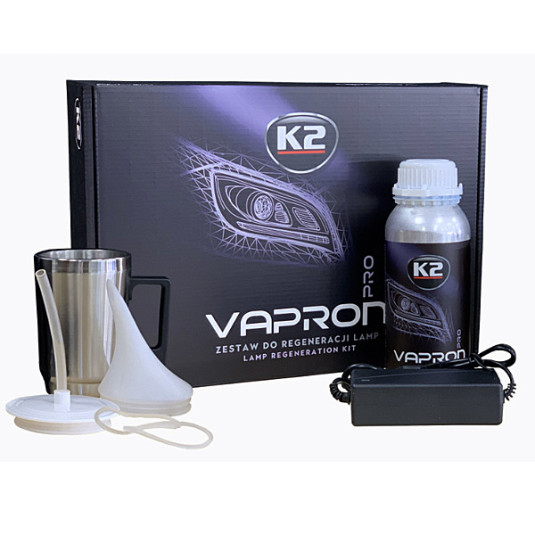 K2 Vapron PRO 600ml - regenerare eficientă a farurilor