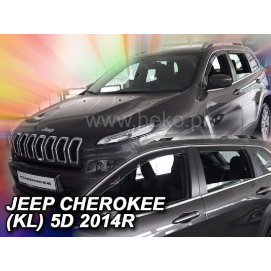 Deflectoare JEEP Cherokee (KJ) 5D (+spate) (de la 2013)