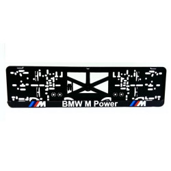 Suport pentru plăcuță de înmatriculare 3D BMW M POWER