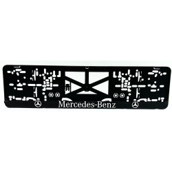 Covoraş sub TABLĂ DE ÎNMATRICULARE 3D MERCEDES