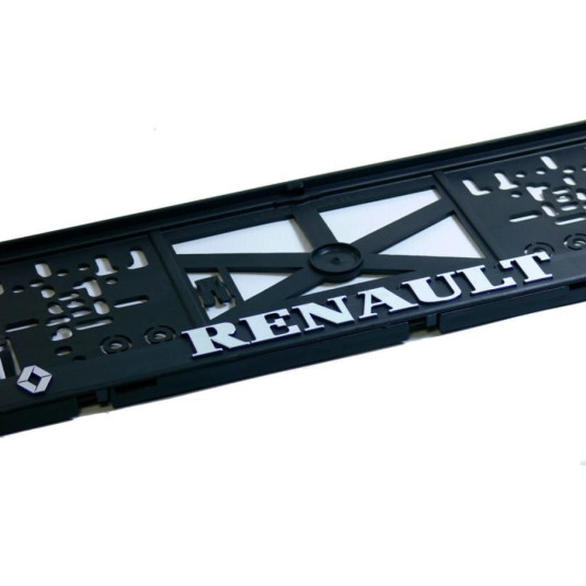 Suport pentru plăcuță înmatriculare 3D RENAULT