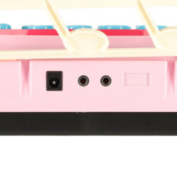 Claviatură pentru copii pian interactiv orgă 37 de taste microfon suport roz