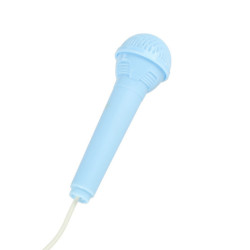 Claviatură pentru copii pian interactiv orgă 37 de taste suport microfon albastru