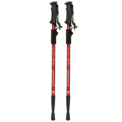 Bețe Nordic walking plabile 2 bucăți roșii