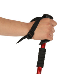 Bețe Nordic walking plabile 2 bucăți roșii