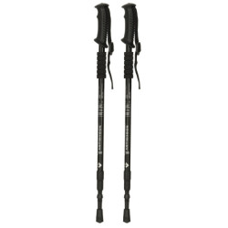 Bețe pentru Nordic walking pliabile 2 bucăți negre