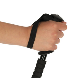 Bețe pentru Nordic walking pliabile 2 bucăți negre