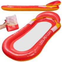 Saltea de plajă gonflabilă, hamac, pat de apă, scaun, piscină roşu