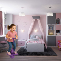 Pulover balanț pentru copii roz violet