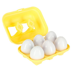 Puzzle educativ sortator potrivire forme ou montessori fructe legume 6buc