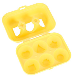 Puzzle educativ cu forme de ouă Montessori animale 6 buc.