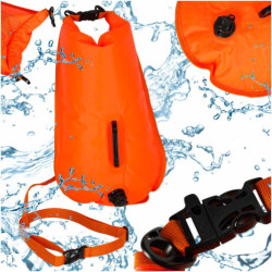 Baliză de înot baliză de salvare sac uscă fluier 28l