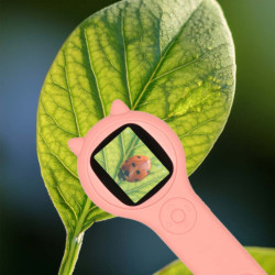 Microscop optic lupă digitală 500x 2Mpx roz