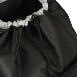 Geantă de cumpărături pe roți cu cadru 95 cm negru