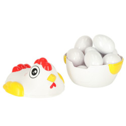 Puzzle educational sortator potrivire forme ou 10 buc gaina