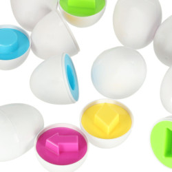 Puzzle educational sortator potrivire forme ou 10 buc gaina