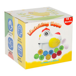 Puzzle educational sortator potrivire forme ou 10 buc gaina