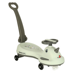 LED Swing FIX S1 trotineta gravitațională cu mânere gri max. 65 kg