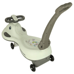 LED Swing FIX S1 trotineta gravitațională cu mânere gri max. 65 kg
