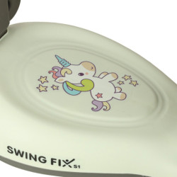 LED Swing FIX S1 trotineta gravitațională cu mânere gri max. 65 kg
