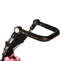 Triciclu Fix V3 triciclu 3 în 1 cărucior bicicletă roată cu rotire liberă 360 roz