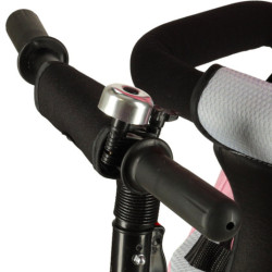 Triciclu Fix V3 triciclu 3 în 1 cărucior bicicletă roată cu rotire liberă 360 roz