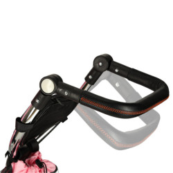 Triciclu Fix V3 triciclu 3 în 1 cărucior bicicletă roată cu rotire liberă 360 roz