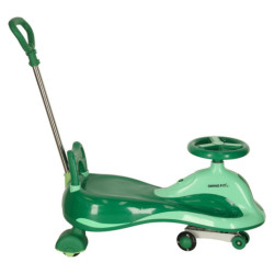 Trotineta gravitațională LED Swing FIX S2 cu mâner verde max. 100 kg