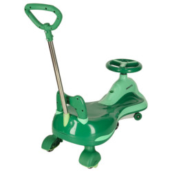 Trotineta gravitațională LED Swing FIX S2 cu mâner verde max. 100 kg