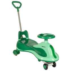 Trotineta gravitațională LED Swing FIX S2 cu mâner verde max. 100 kg