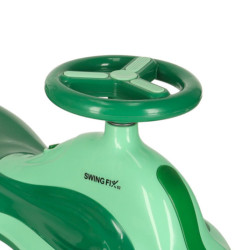 Trotineta gravitațională LED Swing FIX S2 cu mâner verde max. 100 kg