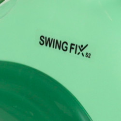 Trotineta gravitațională LED Swing FIX S2 cu mâner verde max. 100 kg