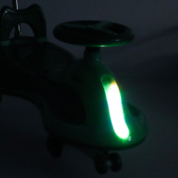 Trotineta gravitațională LED Swing FIX S2 cu mâner verde max. 100 kg
