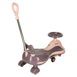 Trotineta LED Swing FIX S2 cu gravitație și mâner violet max. 100 kg