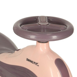 Trotineta LED Swing FIX S2 cu gravitație și mâner violet max. 100 kg