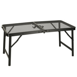 Masă de camping LUARO masă pliabilă 80 x 40 x 66 x 37 cm