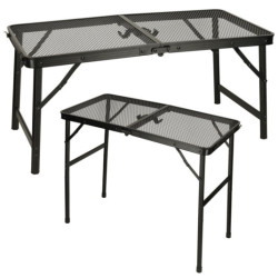 Masă de camping LUARO masă pliabilă 80 x 40 x 66 x 37 cm