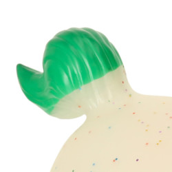 Podium salt pentru copii cu pompă cu unicorn din cauciuc