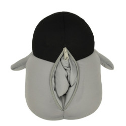 Perna de calatorie 2in1 pentru gat in masina avion pinguin mascota