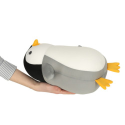 Perna de calatorie 2in1 pentru gat in masina avion pinguin mascota