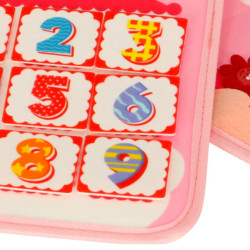 Tablele senzoriale Montessori pentru manipulare pe rucsac roz