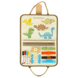 Plăci manipulative senzoriale Montessori pentru dinozaur caz